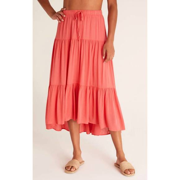Z Supply Idris Maxi Skirt in Black